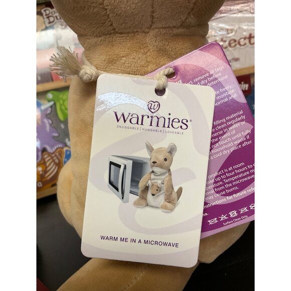 Warmies Microwavable Kangaroo &‎ Joey Plush Toy - Picture 3 of 4